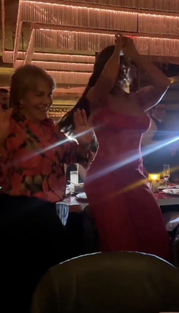 Sofia Vergara rocks plunging red dress in Miami as $1K steak dinner turns into family fiesta