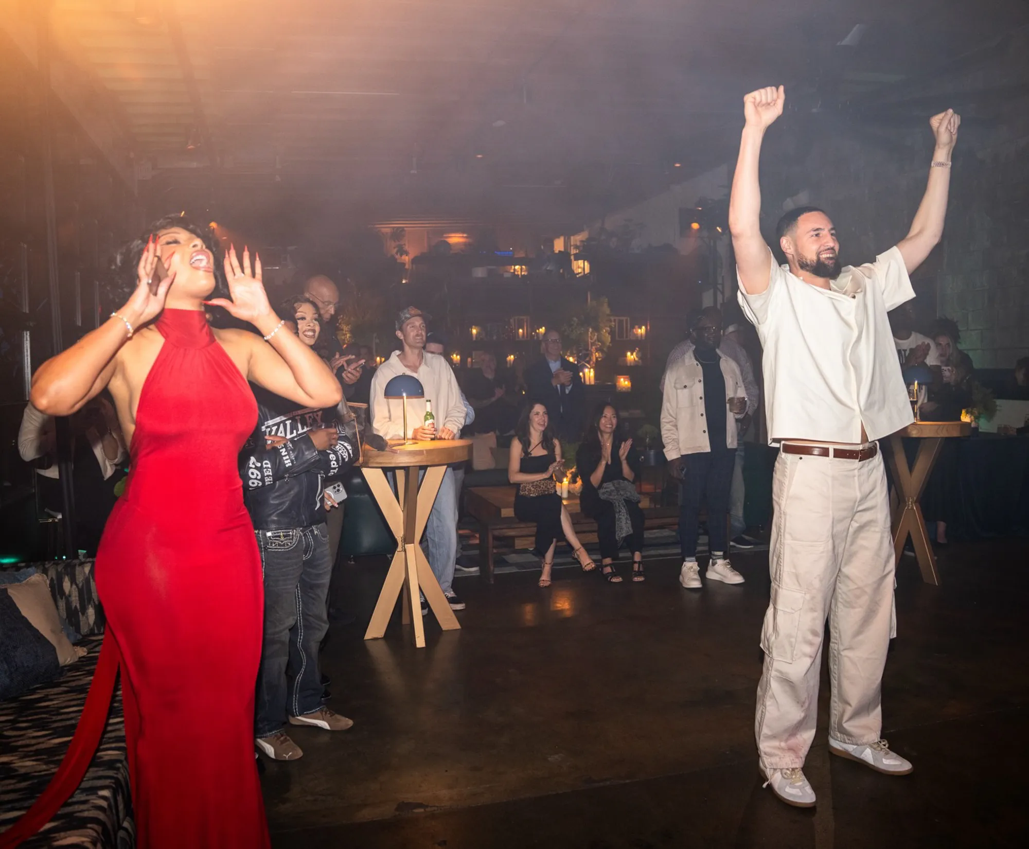 Klay Thompson gifts Megan Thee Stallion a $200K baby blue Bentley for 31st birthday