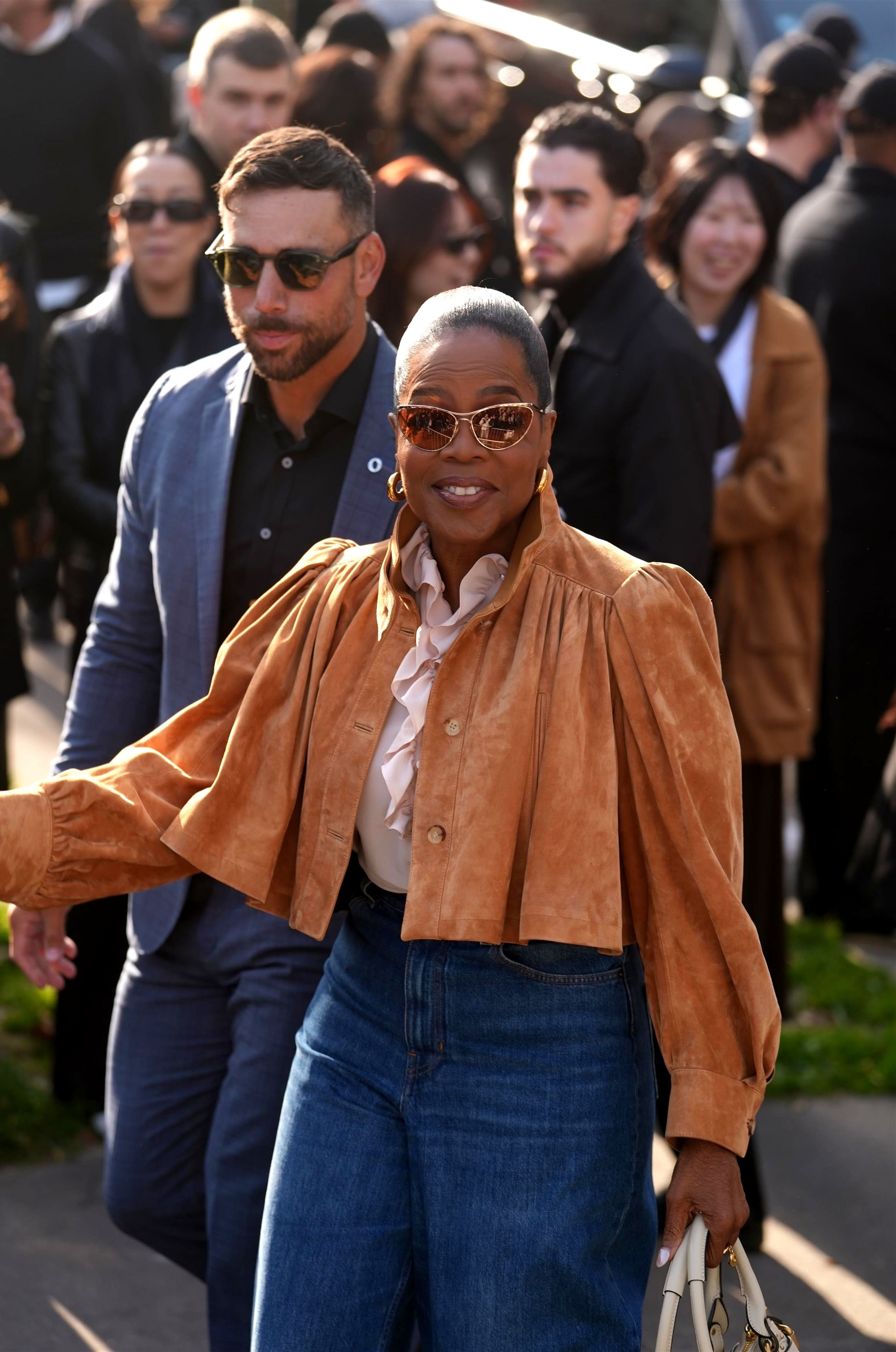 Oprah Winfrey claps back at haters after she&rsquo;s trolled for &lsquo;90-year-old walk&rsquo; at Paris Fashion week