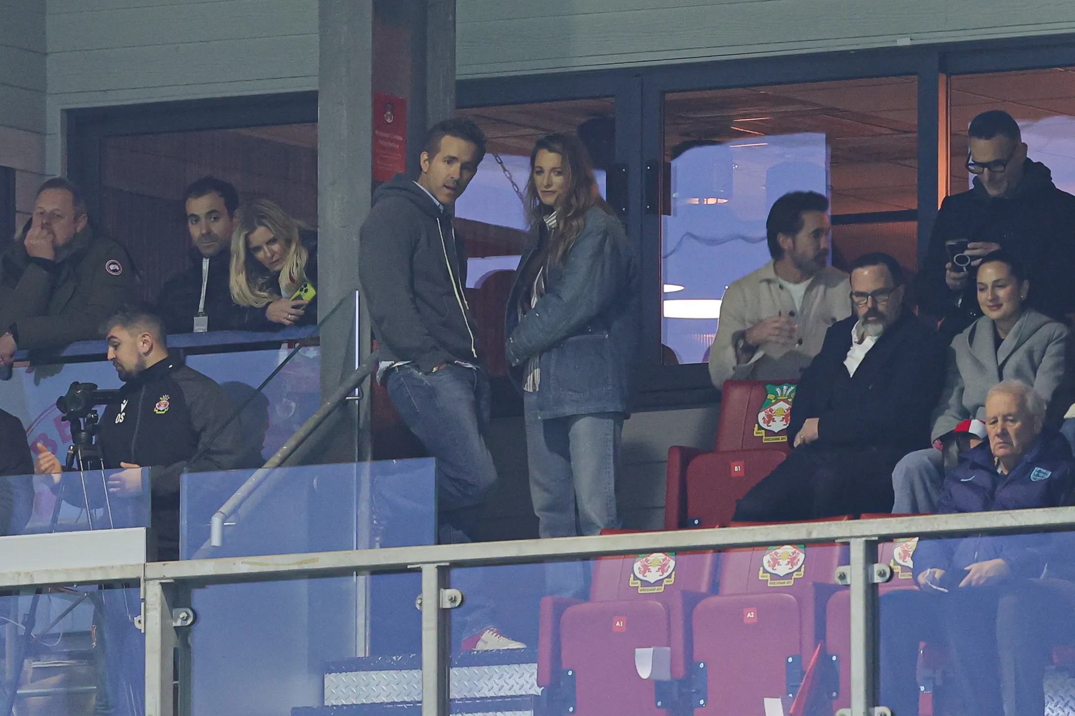 Blake Lively and Ryan Reynolds passionately kiss at Wrexham game amid her legal drama