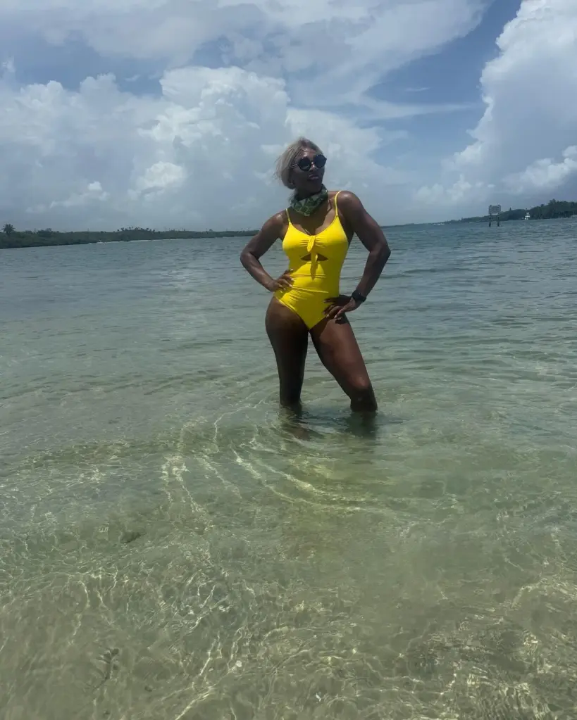 Serena Williams models swimsuit with slippers after weight loss medication backlash: &lsquo;I&rsquo;m perfectly me&rsquo;