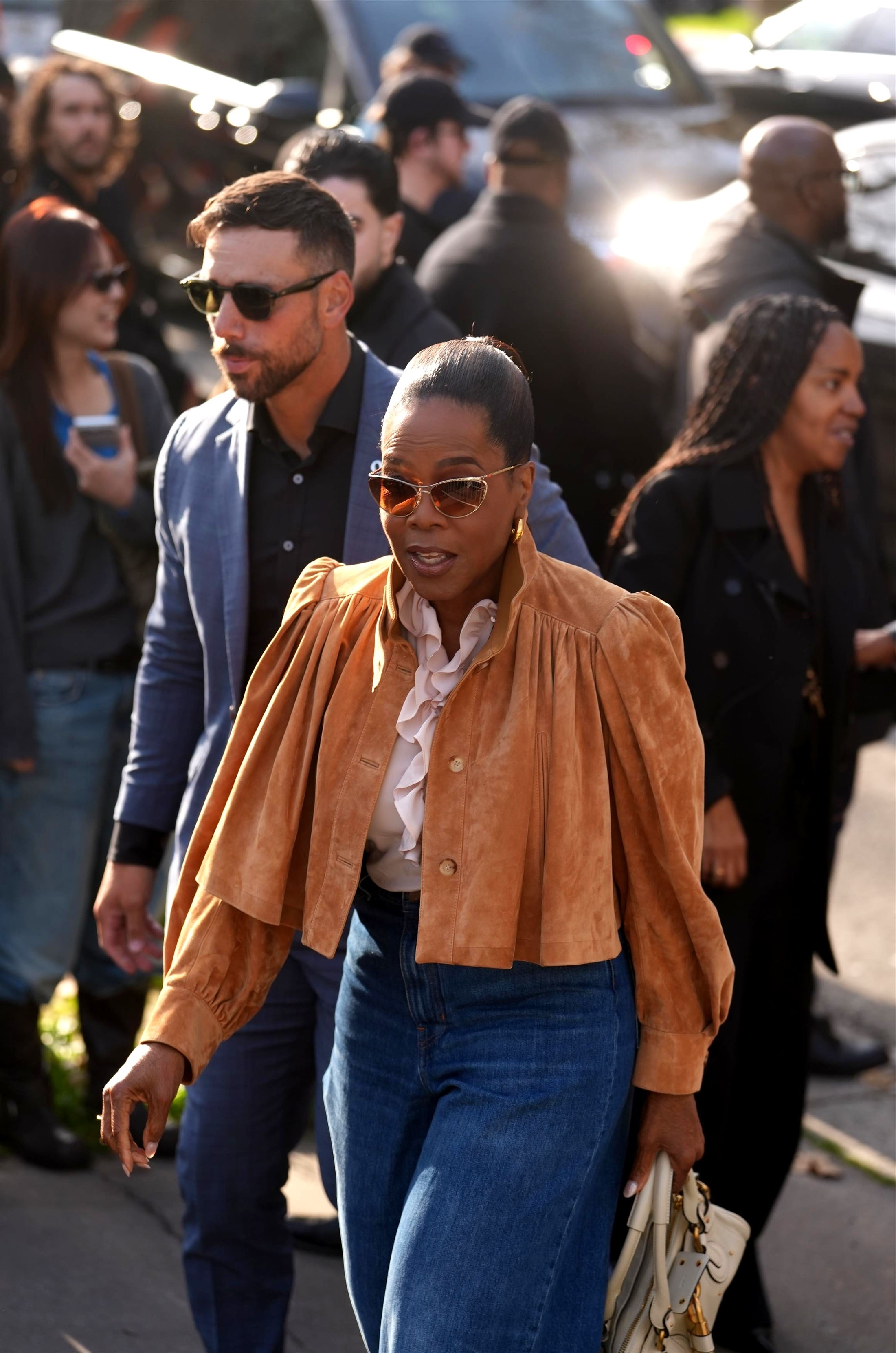 Oprah Winfrey claps back at haters after she&rsquo;s trolled for &lsquo;90-year-old walk&rsquo; at Paris Fashion week