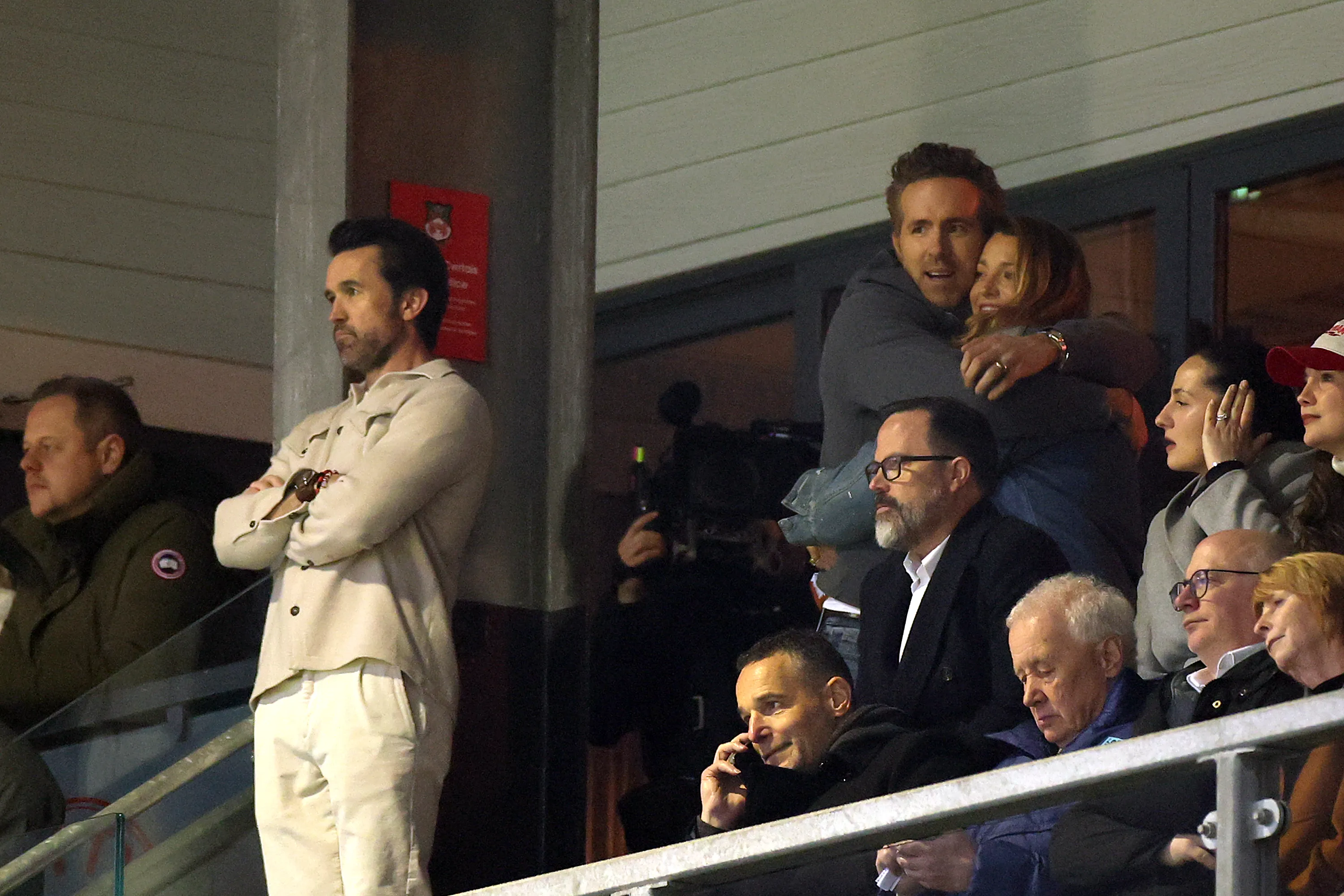Blake Lively and Ryan Reynolds passionately kiss at Wrexham game amid her legal drama
