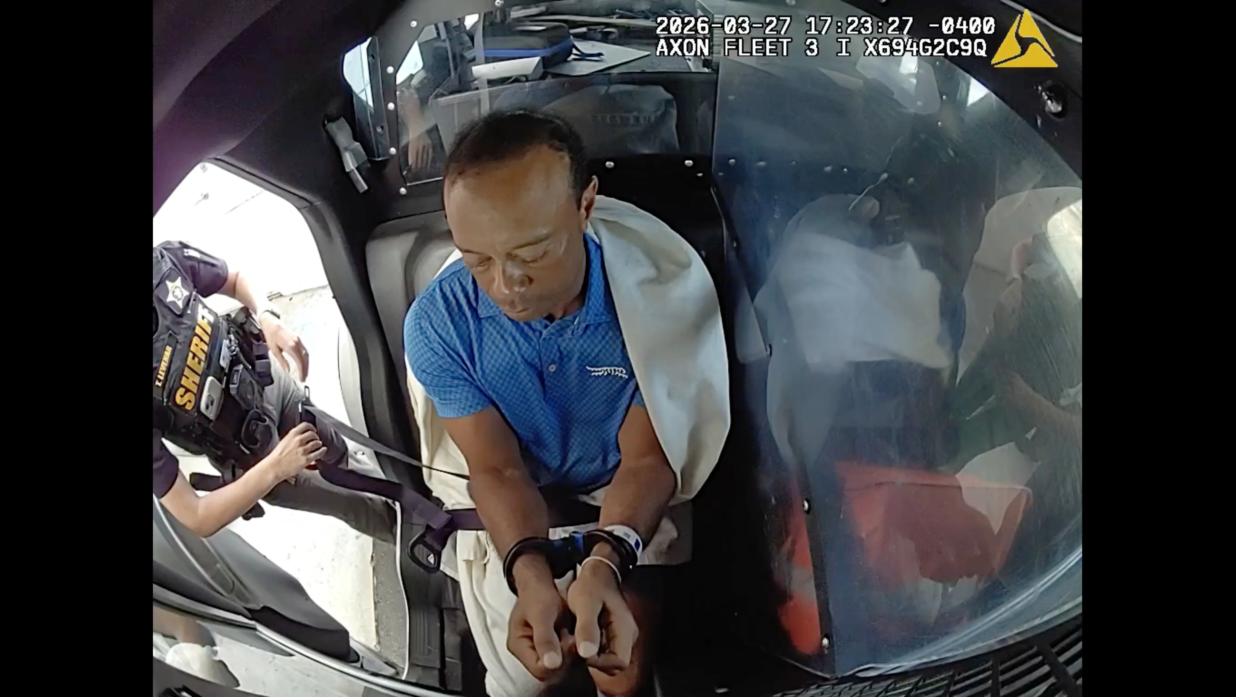 Tiger Woods looks somber in newly released mugshot after DUI arrest