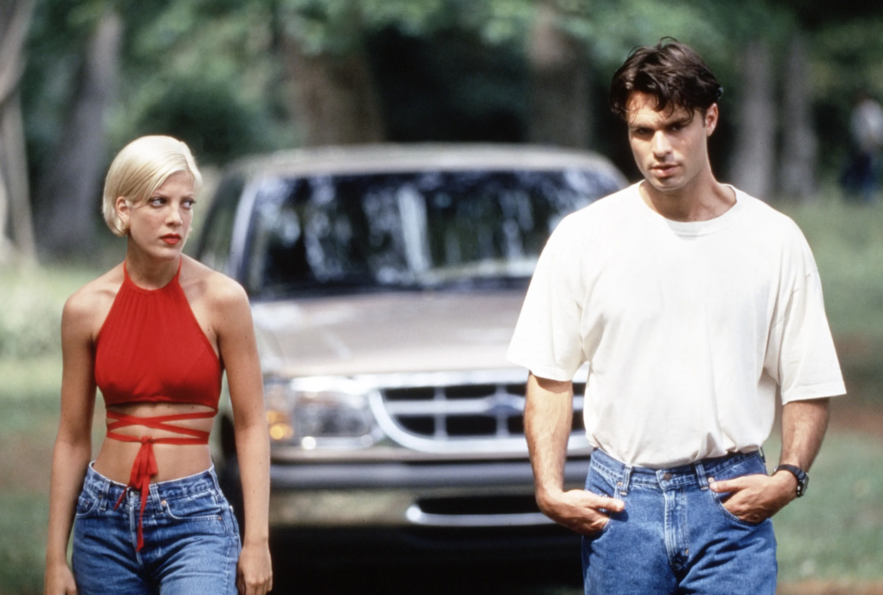 Tori Spelling mourns ex Patrick Muldoon&rsquo;s death with sweet throwback snaps: &lsquo;This shouldn&rsquo;t be real&rsquo;
