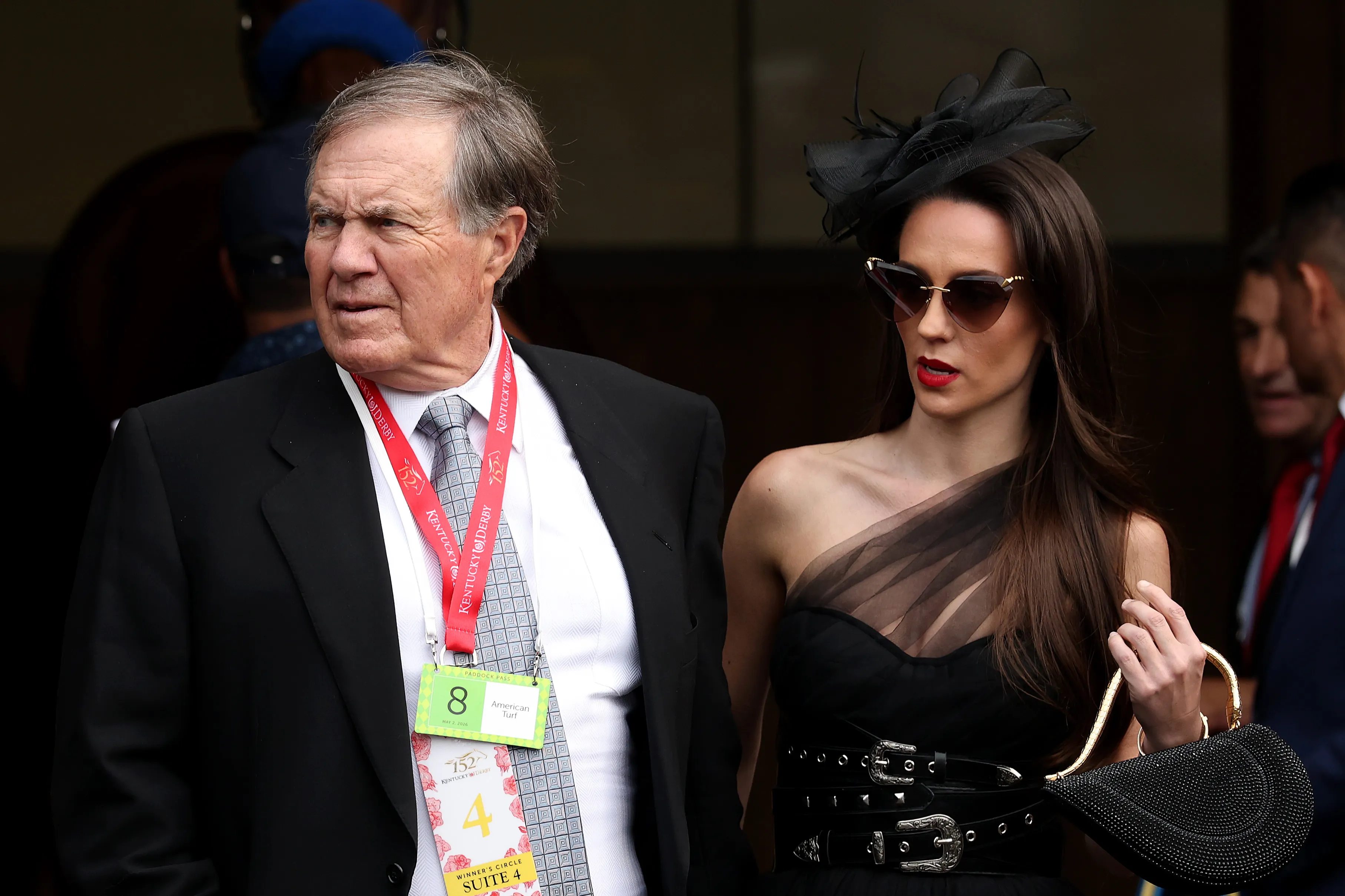 Bill Belichick, 74, and much-younger girlfriend Jordon Hudson, 25, make Kentucky Derby debut together