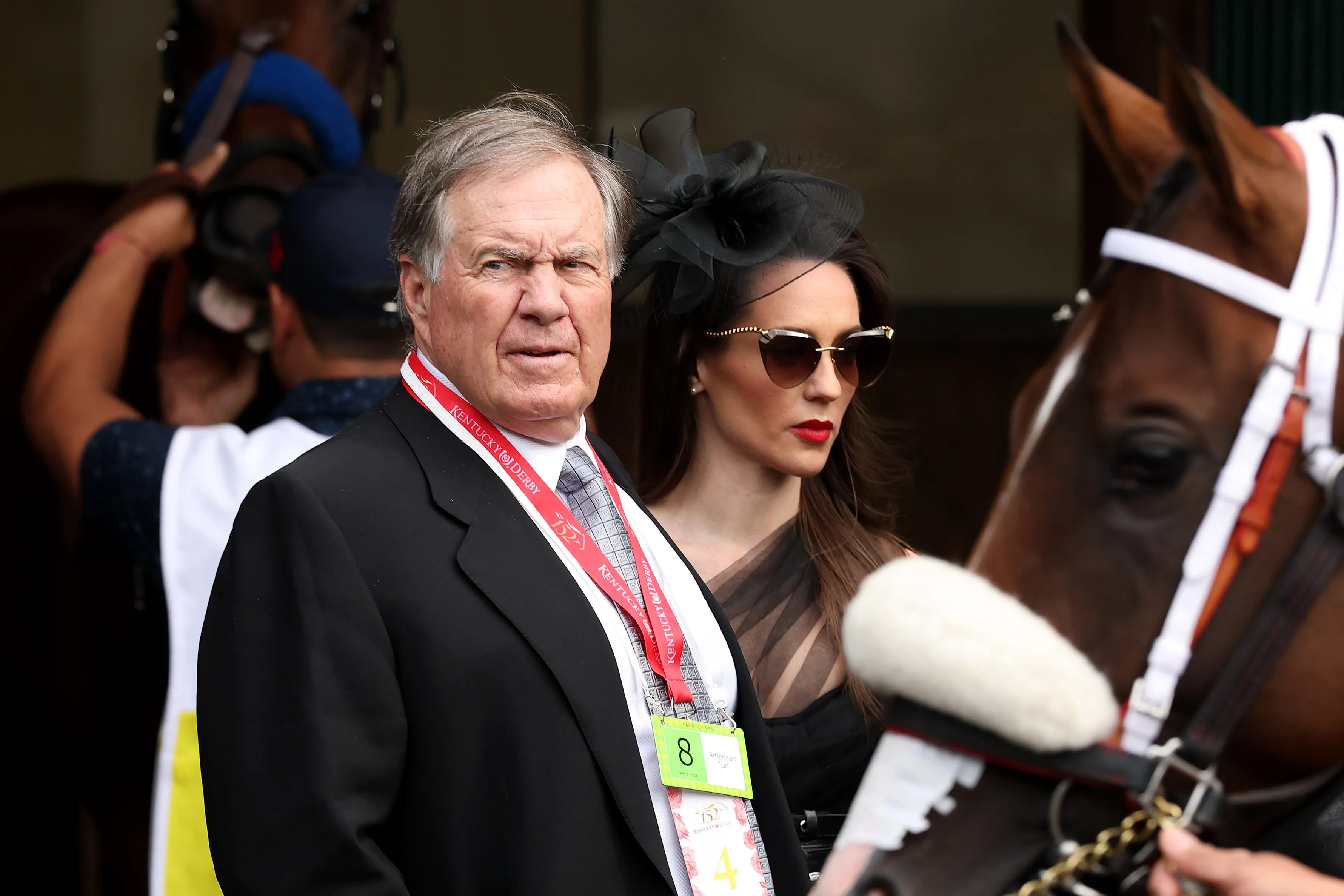 Bill Belichick, 74, and much-younger girlfriend Jordon Hudson, 25, make Kentucky Derby debut together