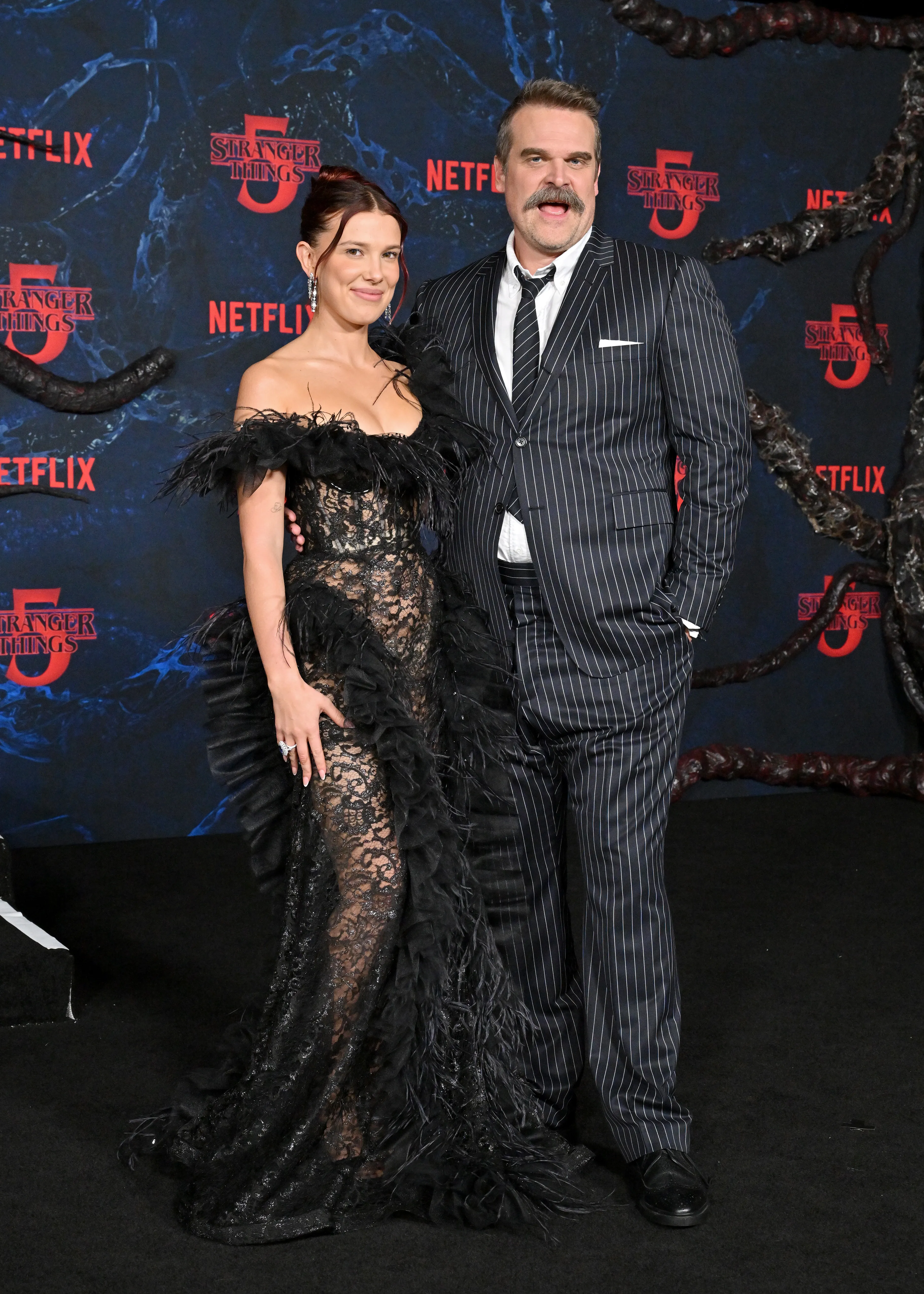 David Harbour admits to Millie Bobby Brown tension on &lsquo;Stranger Things&rsquo; set after bombshell bullying claims