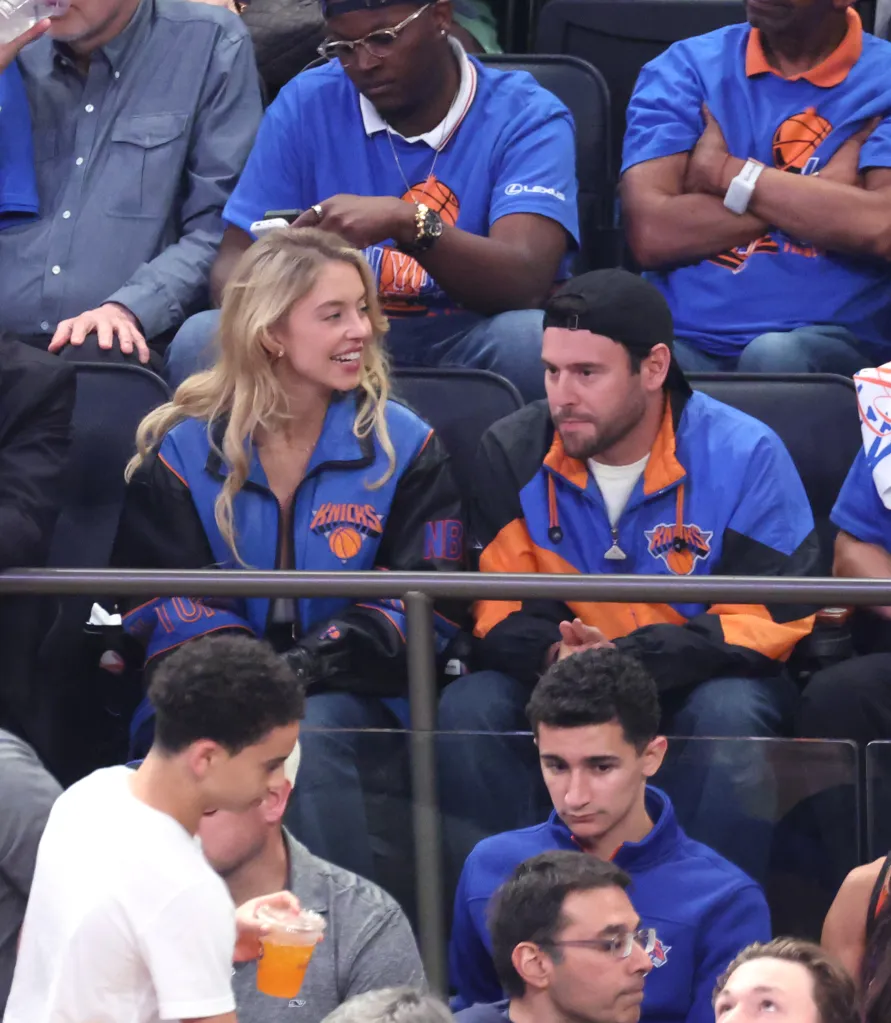 Sydney Sweeney and Scooter Braun make out in frozen yogurt shop in LA after Knicks date night
