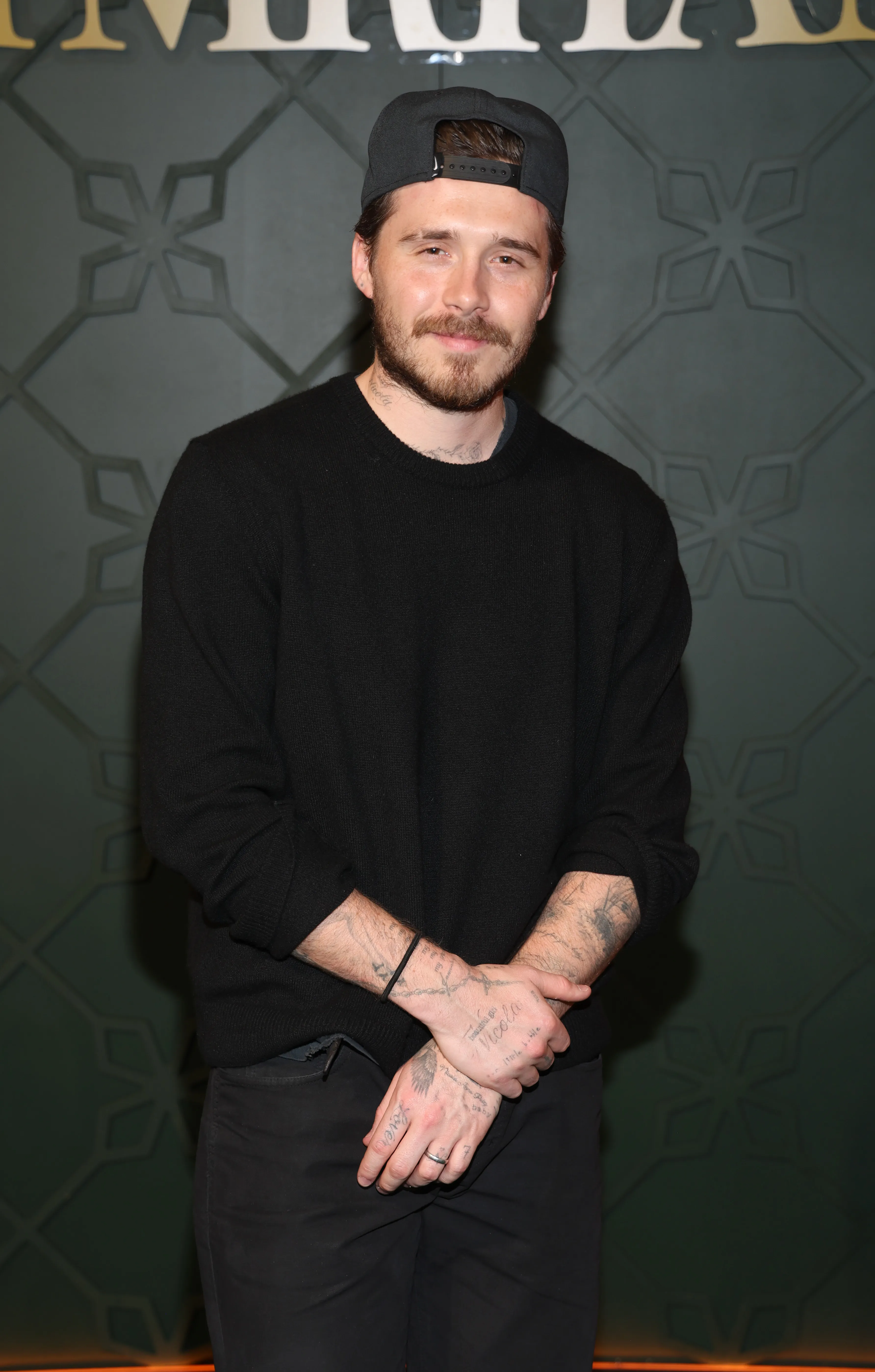 David Beckham shuts down interview question about son Brooklyn as family feud rages on