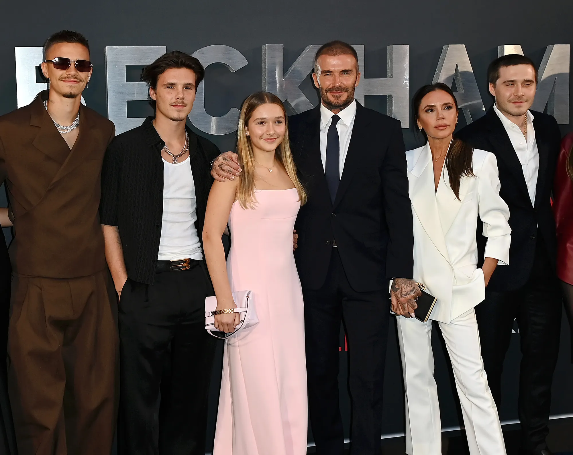 David Beckham shuts down interview question about son Brooklyn as family feud rages on